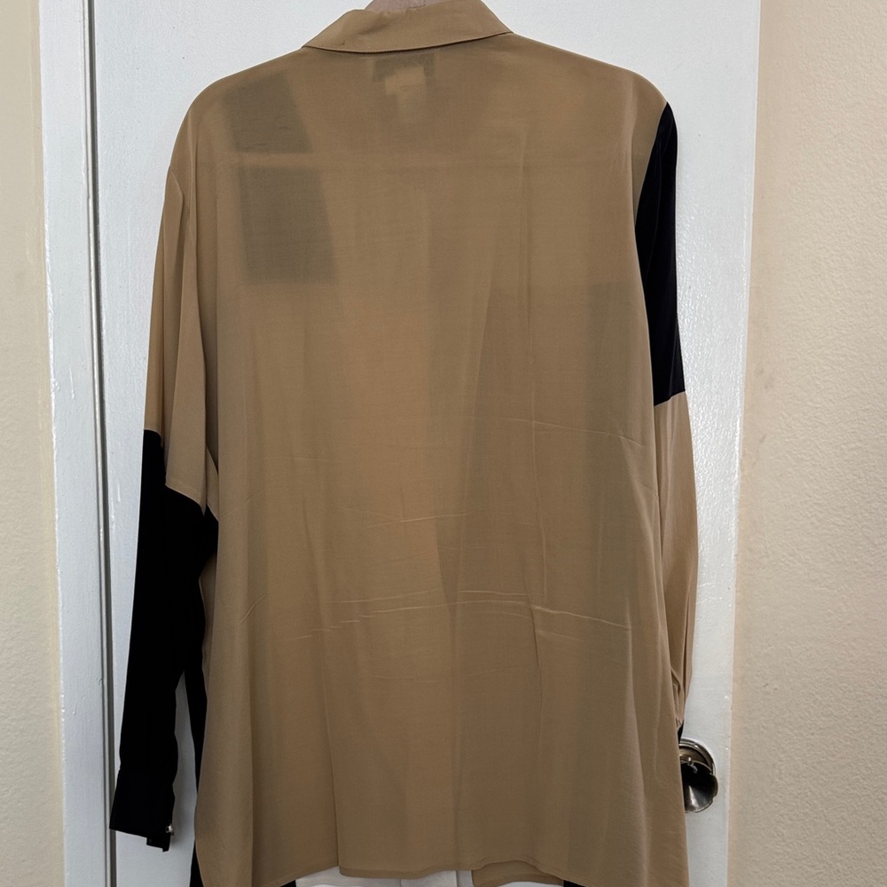 Diane Gilman Multicolor Button-Up Blouse - Picture 5 of 6